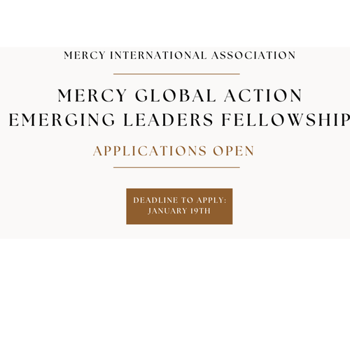 Application Announcement For Mercy Global Action Emerging Leaders Fellowship